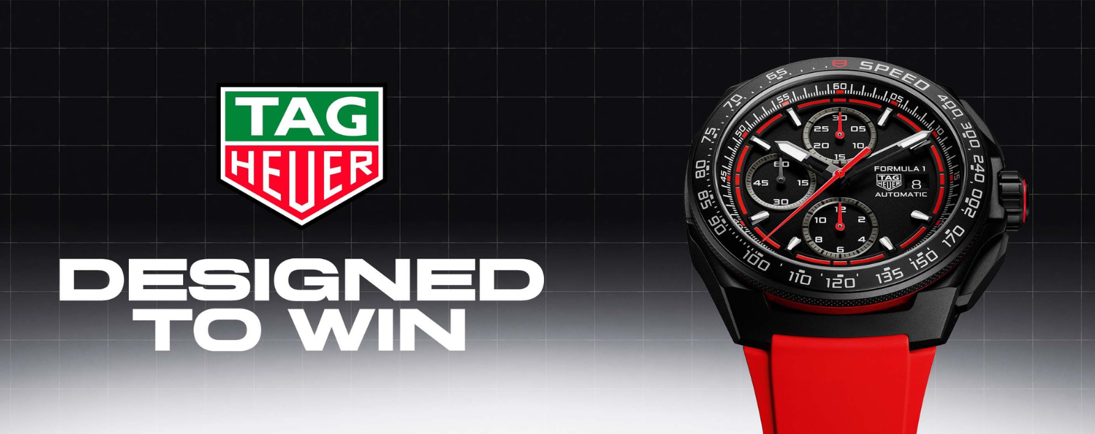 Header Webseite TAGHeuer. April 2025