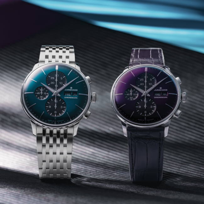 Junghans.Meister_Chronoscope_27_4622.47.blau.27_4621_02_lila_MoodUlm.JuwelierRoth
