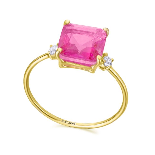 LeCarre.JuwelierRoth.Ulm.GG.Ring.Edelstein.Pink.Brillanten.GA185OA