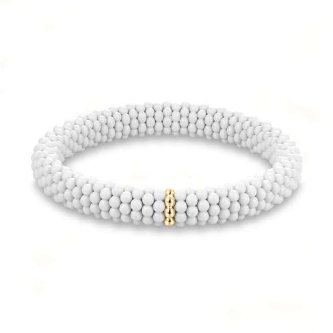 Luis&Freya.Ceramic-Pearls Bracelet.White.JuwelierRothUlm