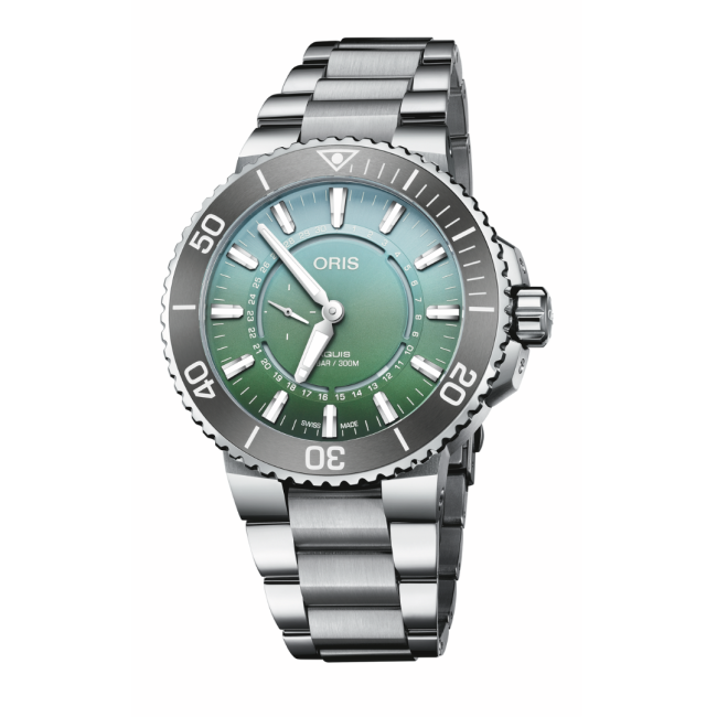 Oris Dat Watt Limited Edition II01 743 7734 4197 grün-grau