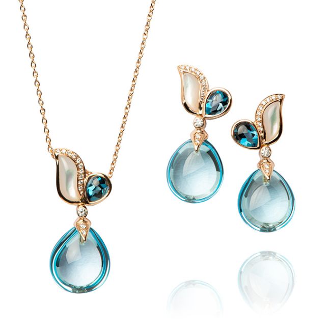 PeterFischer_6315415_6315414_750er_Roségold_Kette_Ohrringe