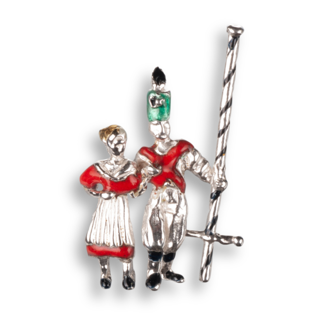 Ulm Schmuck Fischerstechen Paar Pin